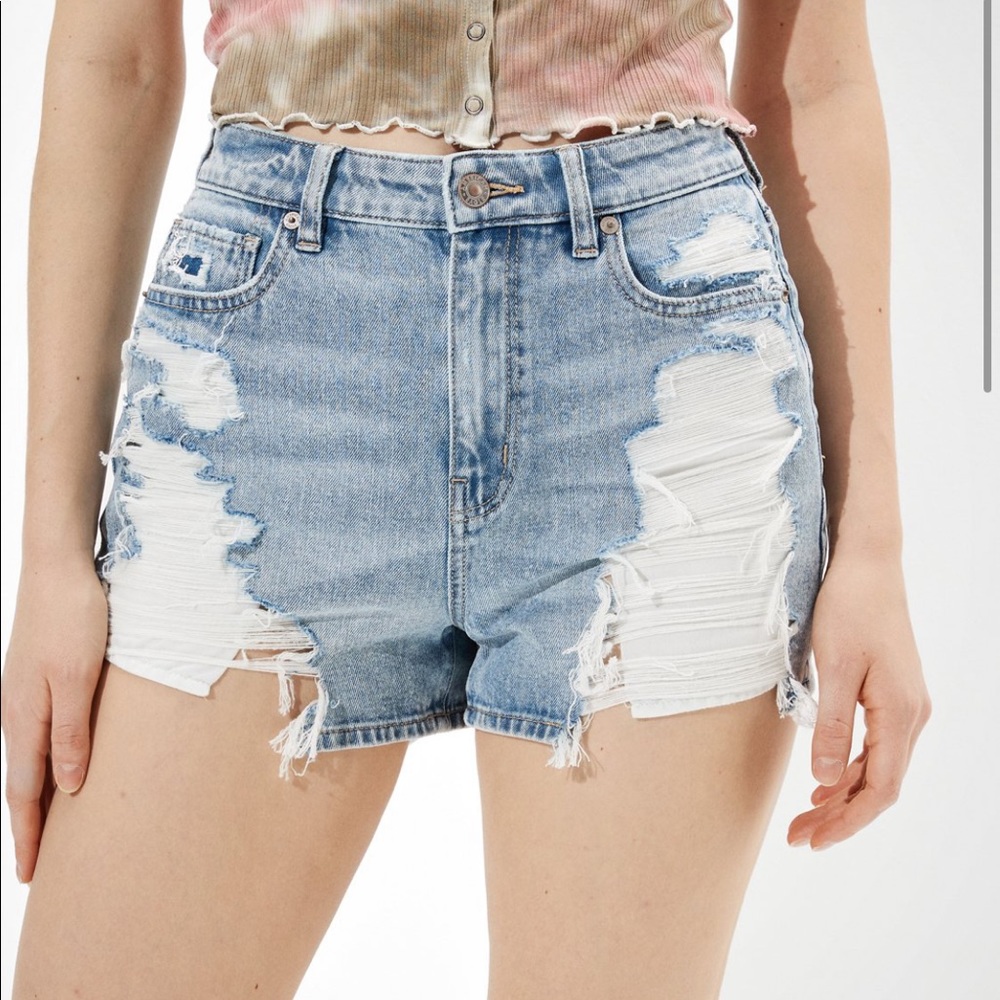 AE Denim Mom Shorts